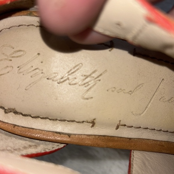 EUC Elizabeth and James Tan Ankle Booties with Buckle Strap Size 6 - Picture 9 of 9